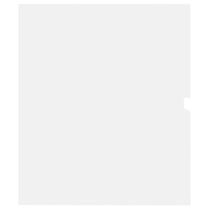 Mobile con Lavabo Integrato Bianco in Legno Multistrato 3071549