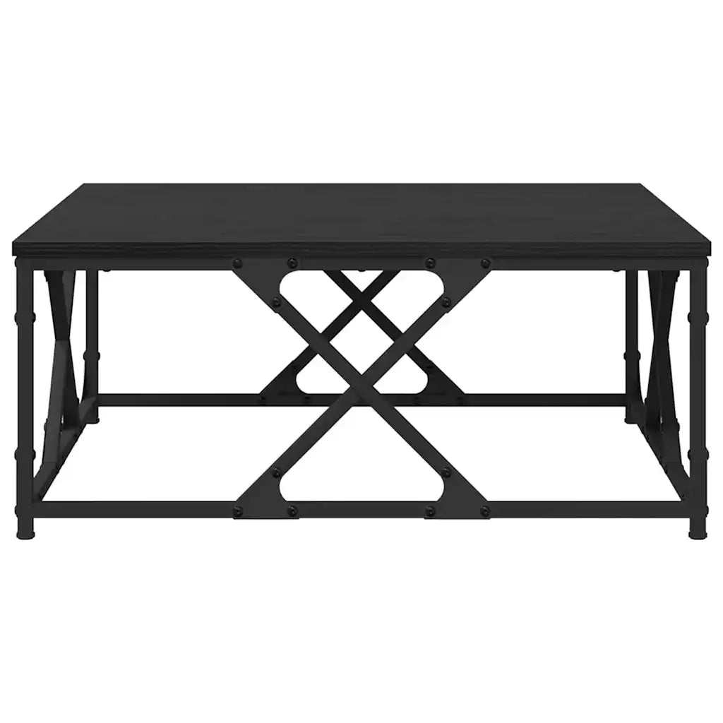 Tavolino da salotto Rovere Nero 70 x 70 x 30 cm 882774