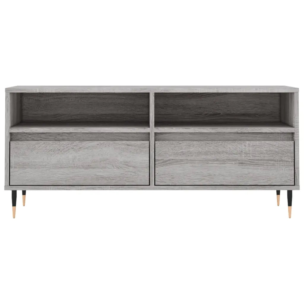 Mobile TV | Armadietto TV | Mobile Porta TV Grigio Sonoma 100x34,5x44,5cm Legno Multistrato