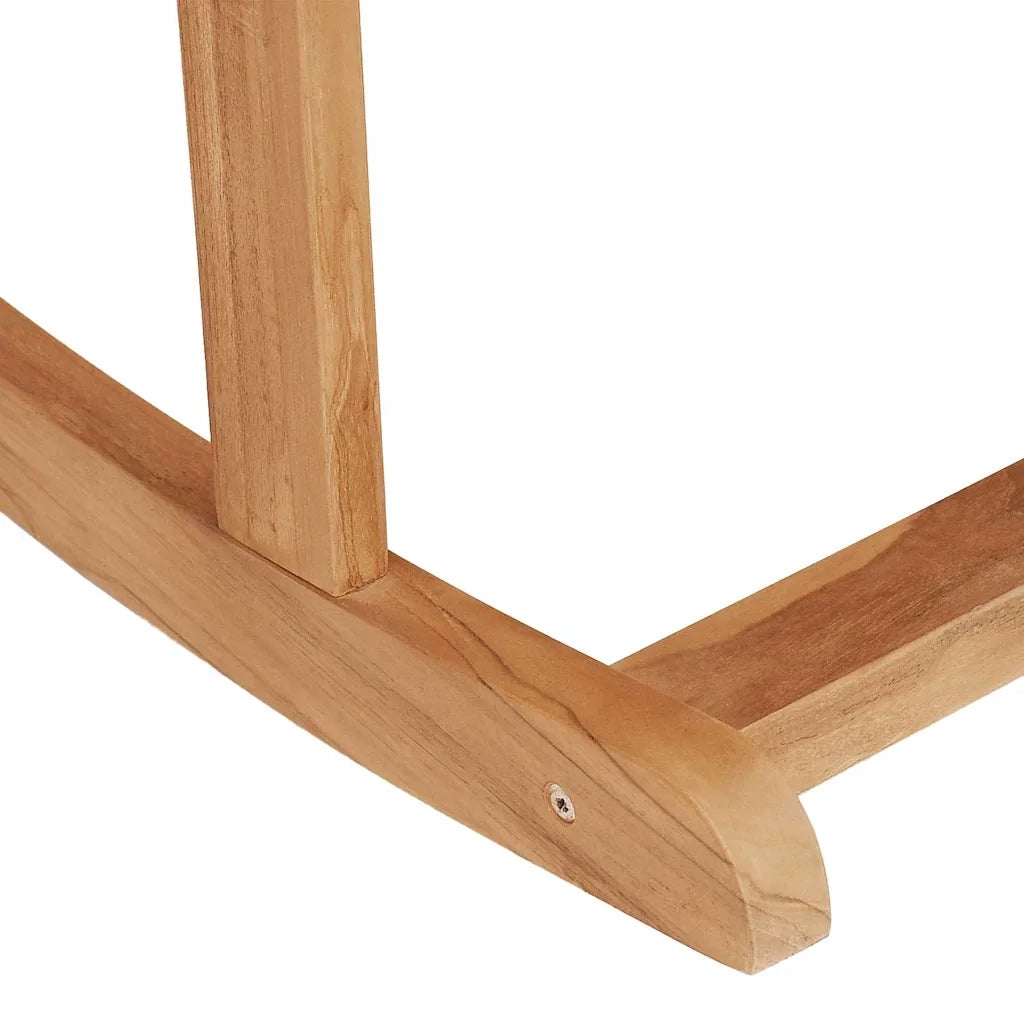 Poltrona a dondolo Adirondack 2 pz Marrone 3255795