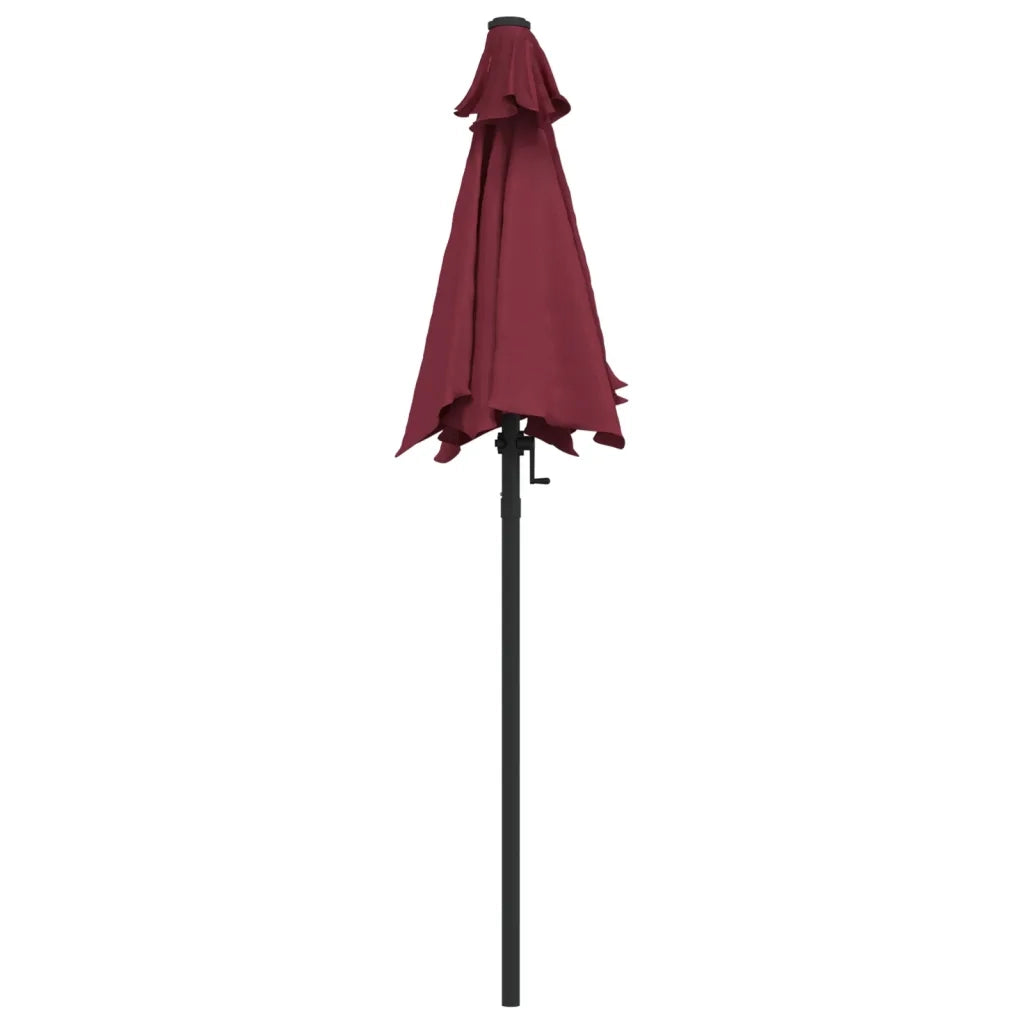 Ombrellone Rosso Borgogna 200x224 cm in Alluminio 47208