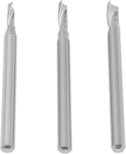 Tre strumenti per taglio a spirale in acciaio carburo di tungsteno - adatti per MDF/PVC/Acrilico - dimensioni 2/2,5/3,17mm
