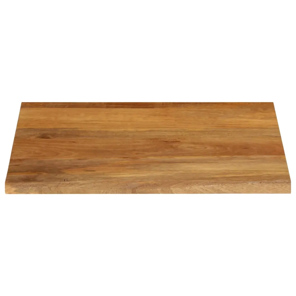 Piano Tavolo Bordi Vivi 40x40x2,5 cm in Legno Massello di Mango 370534