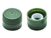 TAPPO IN PLASTICA VERDE PER BOTTIGLIA MARASCA MM.31,5X24H. C/VERSATORE- - mm.31,5x24h. - 100 pezzi