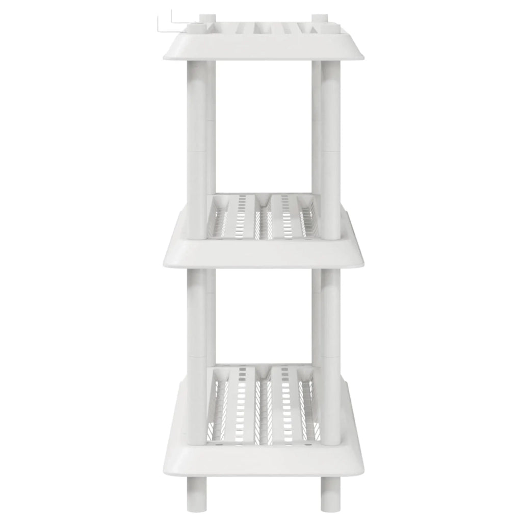 Unità di scaffalatura 3 livelli 100 x 40 x 96 cm PP Bianco 8011746