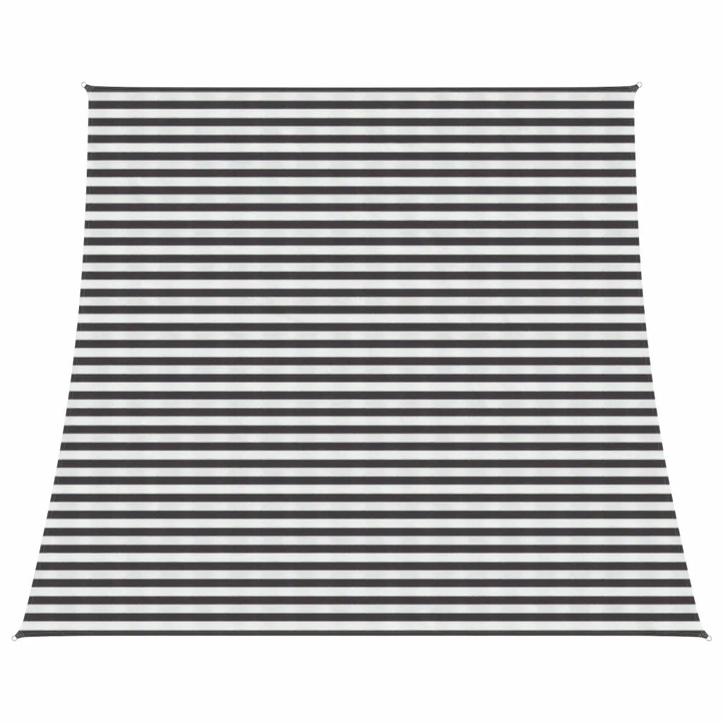 Telo Ombra Antracite e Bianco 4 / 5 x 4 m HDPE 42032806