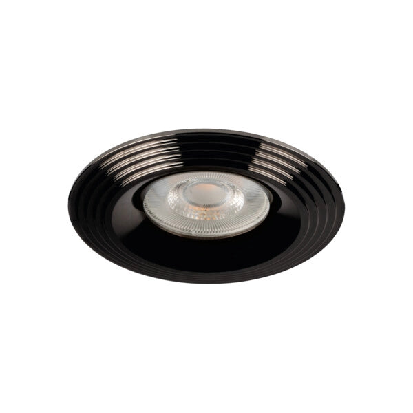 Faretto incasso Kanlux LIGLO tondo cromo nero GU10/GX5.3