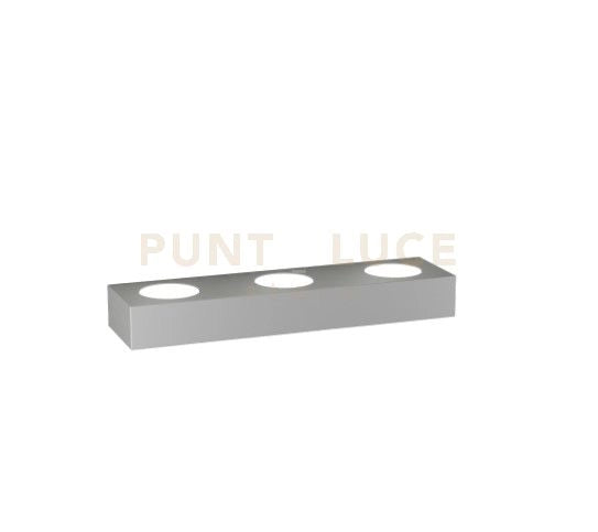 BEASIDE APPLIQUE 5 LUCI BIEMISSIONE GRIGIO 1190-A5-GR