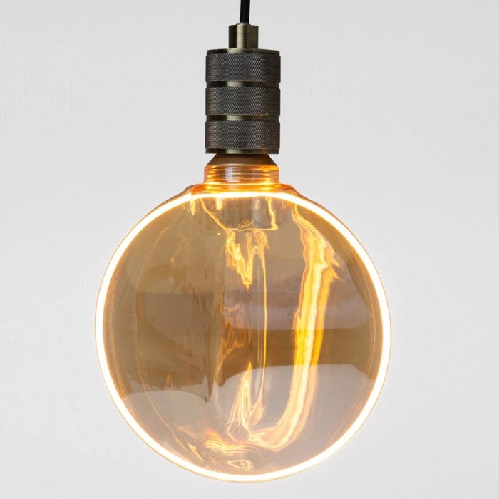 Lampadina LED decorativa sfera G188 E27 4W 200lm ambra