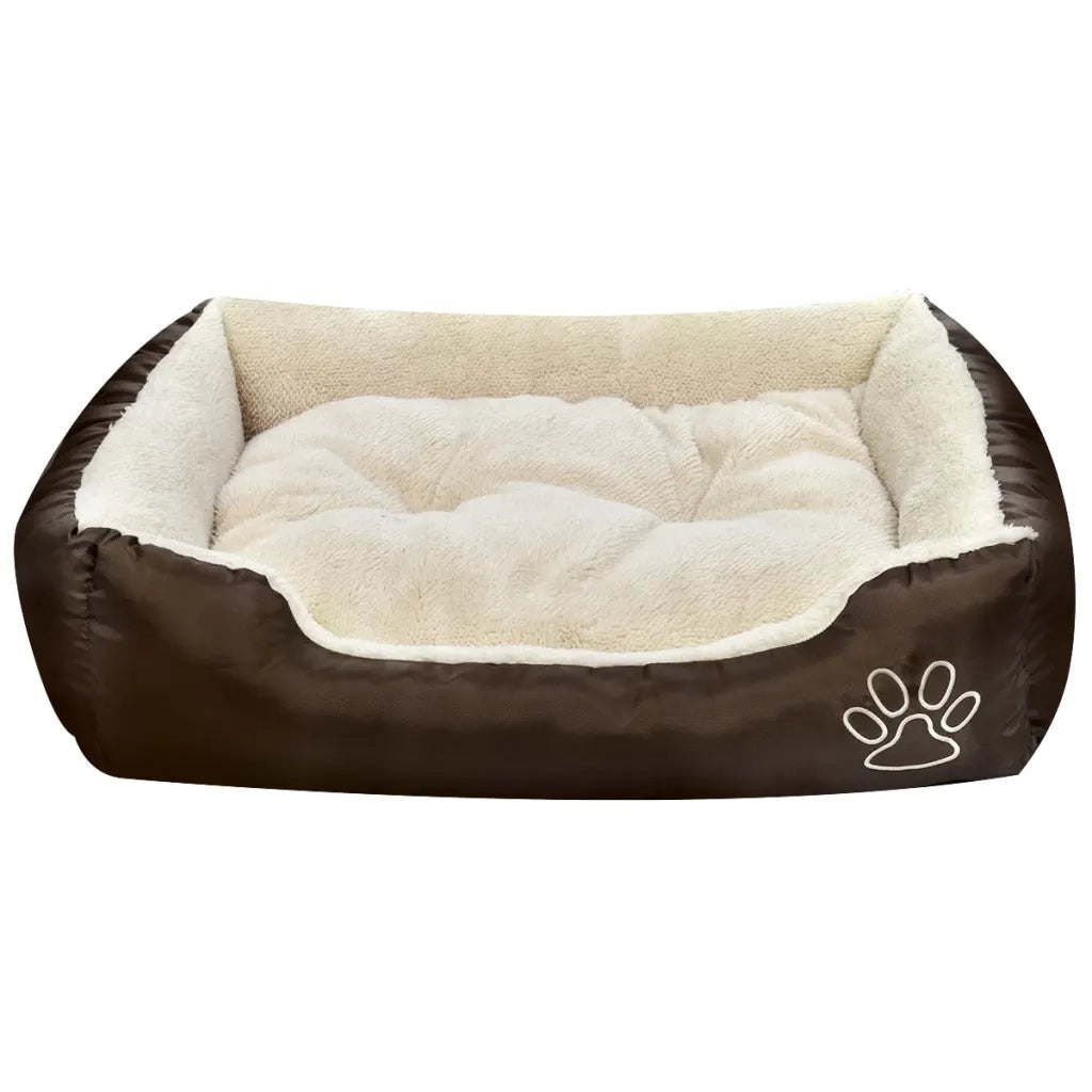 Lettino per Cani Marrone e Beige XXL CFW3575250