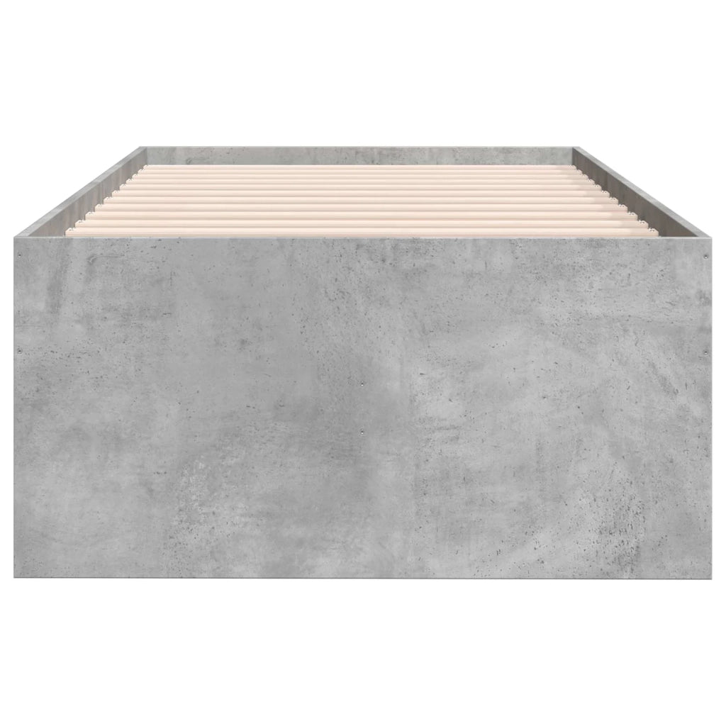 Telaio del letto con storage Grigio Cemento 80 x 200 cm 3429650