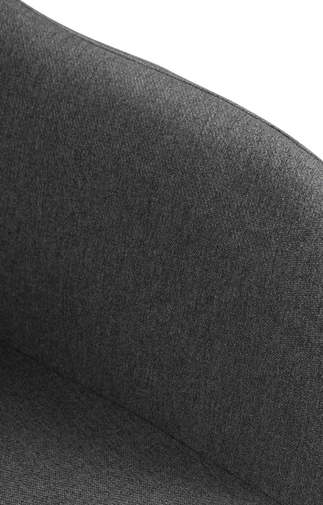 Barhocker Natoma Stoff schwarz