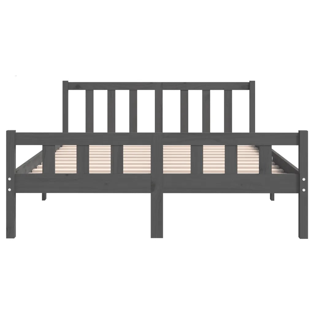Giroletto Grigio in Legno Massello 140x190 cm 810661