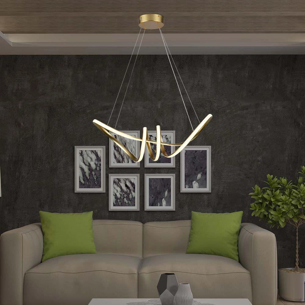 Lampada a sospensione LED lineare oro 3000K V-TAC