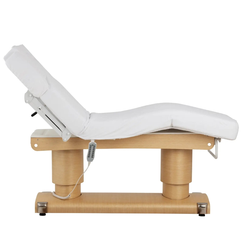 Lettino da massaggio professionale 160 watt imbottitura 8 cm portata 200 kg bianco 14_0009990