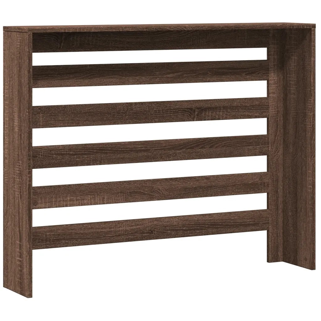Copertura Termosifone Rovere Marrone 104x20x82cm in Multistrato