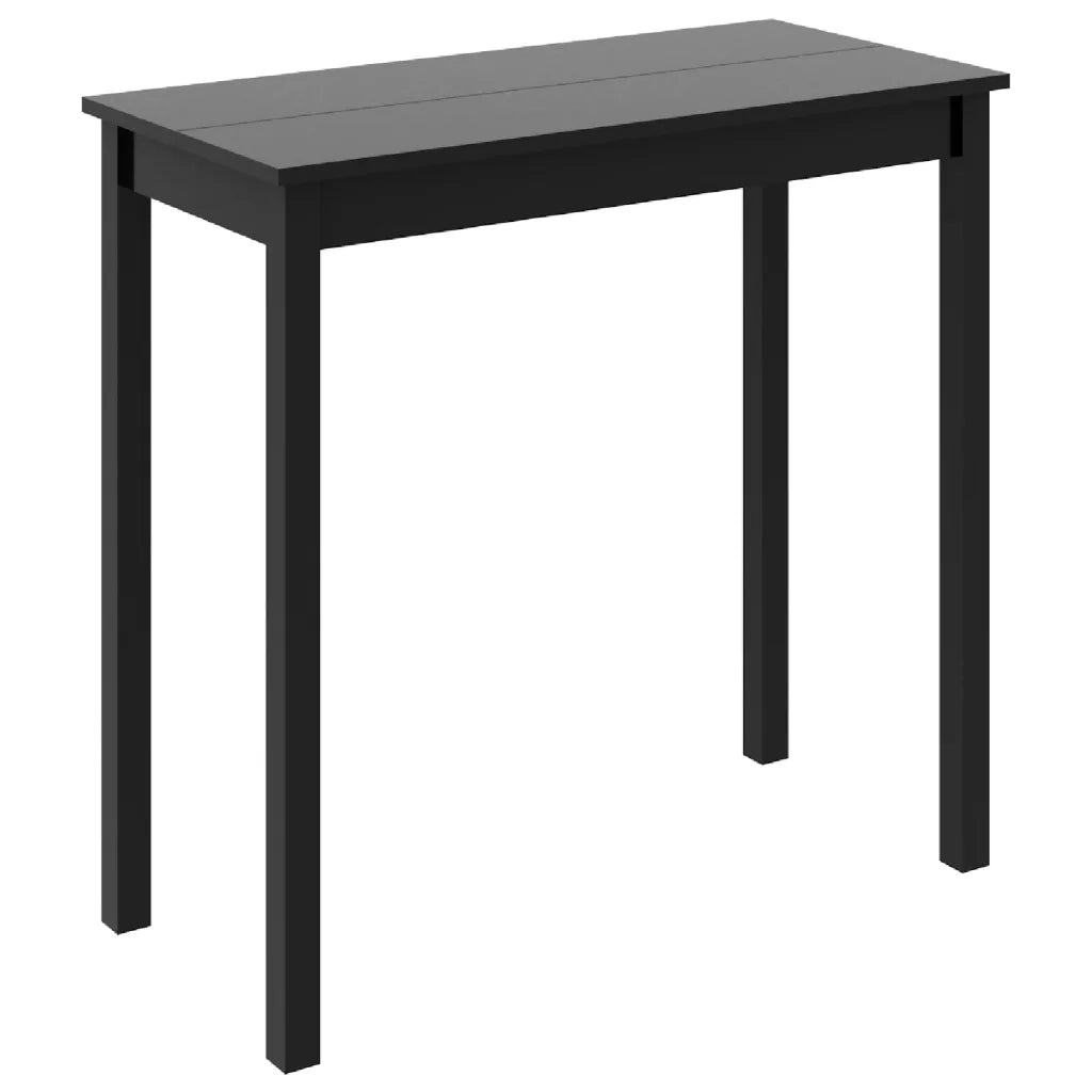 Tavolo da Bar in MDF Nero 115x55x107 cm 240378