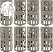 Set di 8 Protezioni per Stampa - 20 cm Protezioni in Plastica con Spiedi per Terra