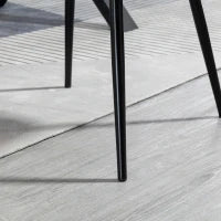 Sedie da Sala da Pranzo Sedie da Visita Design scandinavo - Set di 2 sedie - Piedi affusolati in metallo Nero