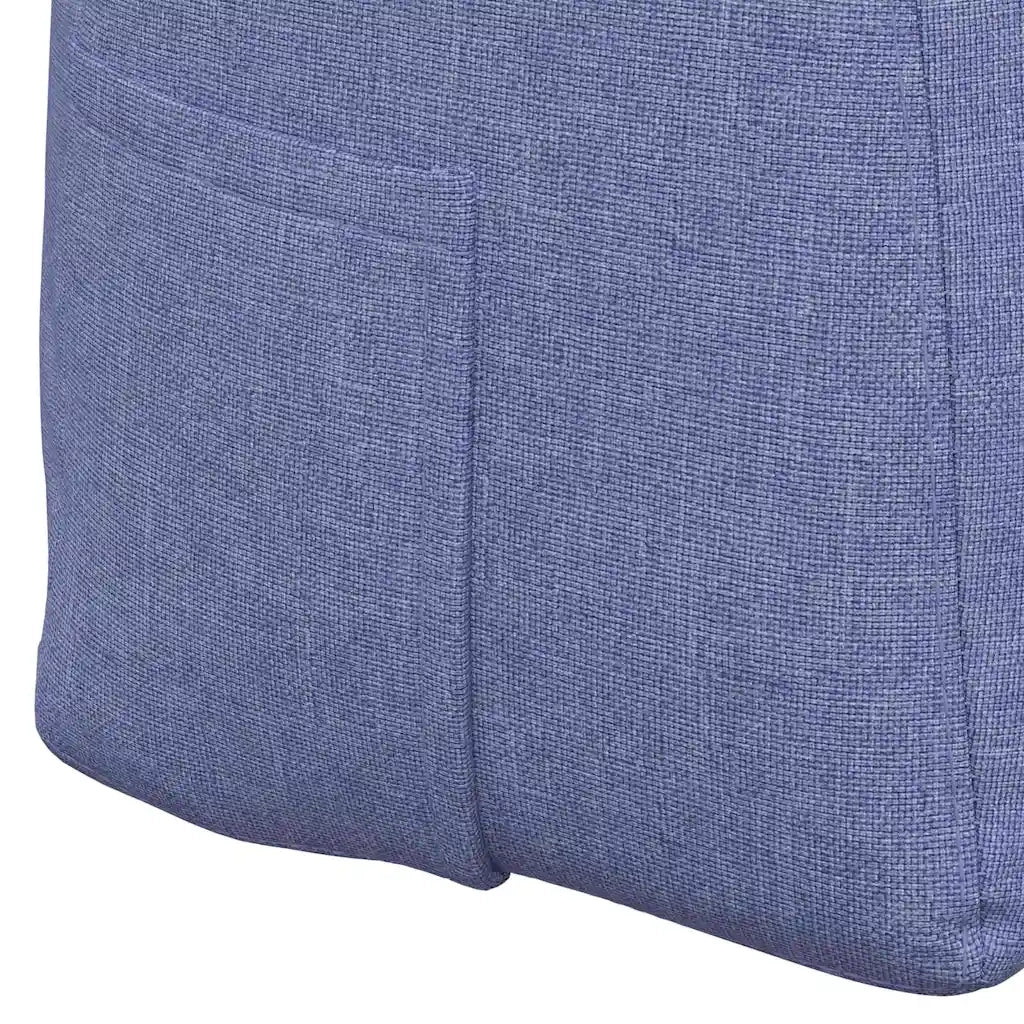 Cuscino per Schiena Blu jeans 180 x 24 x 50 cm Tessuto