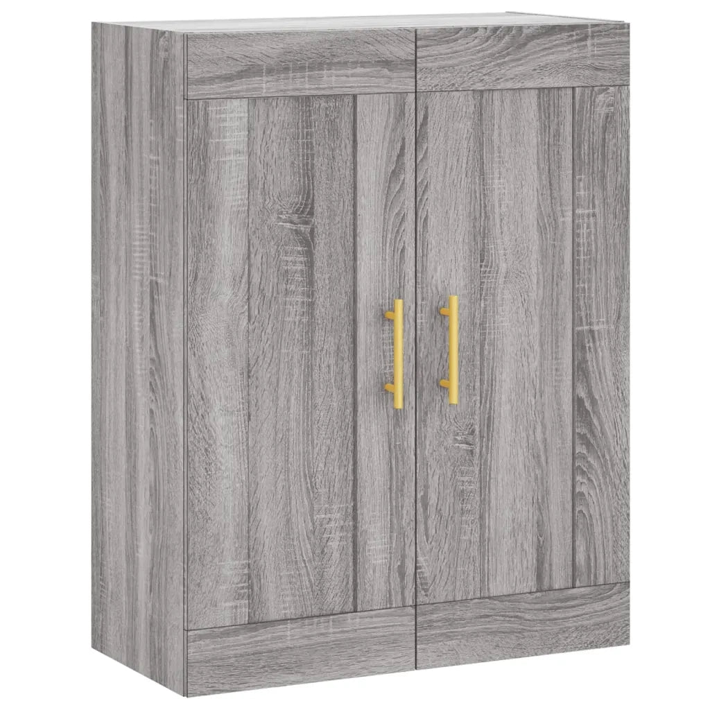 Credenza Grigio Sonoma 69,5x34x180 cm in Legno Multistrato 3199679