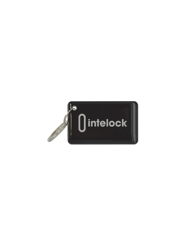 Tesserino Badge nero Intelock con anello portachiavi - INTELOCK