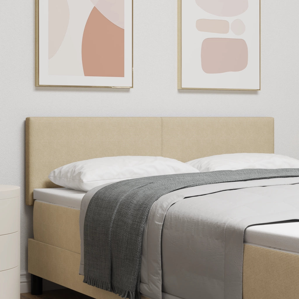 Testiera Design Semplice Verde Chiaro Grigio 140 cm in Velluto