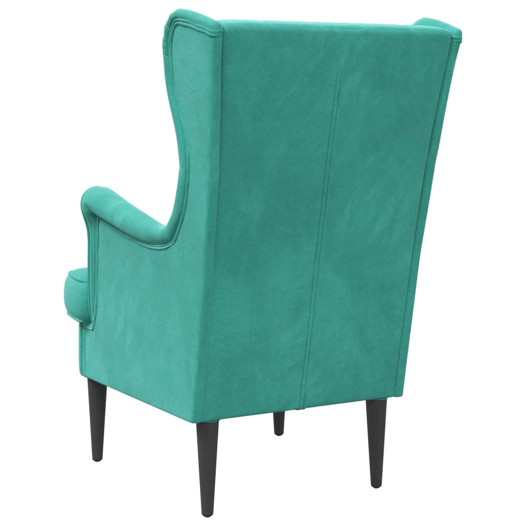 Divano Sedia-Poltrona Turchese Velluto 736647