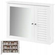 Armadietto da Bagno Bianco 69x15x49 cm Ideale per l’Organizzazione