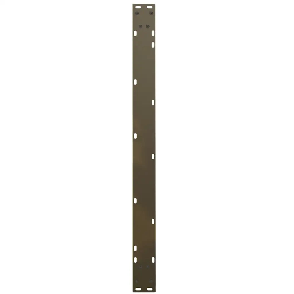 Gambe per tavolo da pranzo a forma di V 2 pz in acciaio naturale 100x(72-73,3) cm