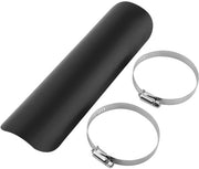 Sottocasco Universale per Motocicletta - Sottocasco in Metallo Acciaio - Sottocasco per Protezione dal Calore - Sottocasco 228 x 64 mm - Inclusa la Fissazione con 2 Viti - Protezione dell'Espansione