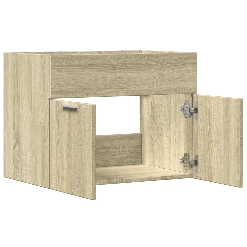 Mobile Sottolavabo Rovere Sonoma 60x38,5x46cm Legno Multistrato