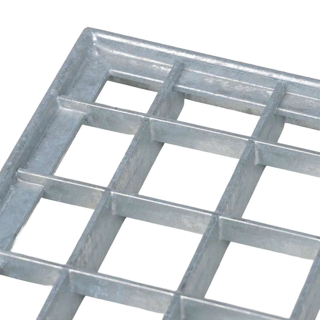 Grata Argento 30 x 30 x 2 cm Acciaio Zincato a Caldo 42018650