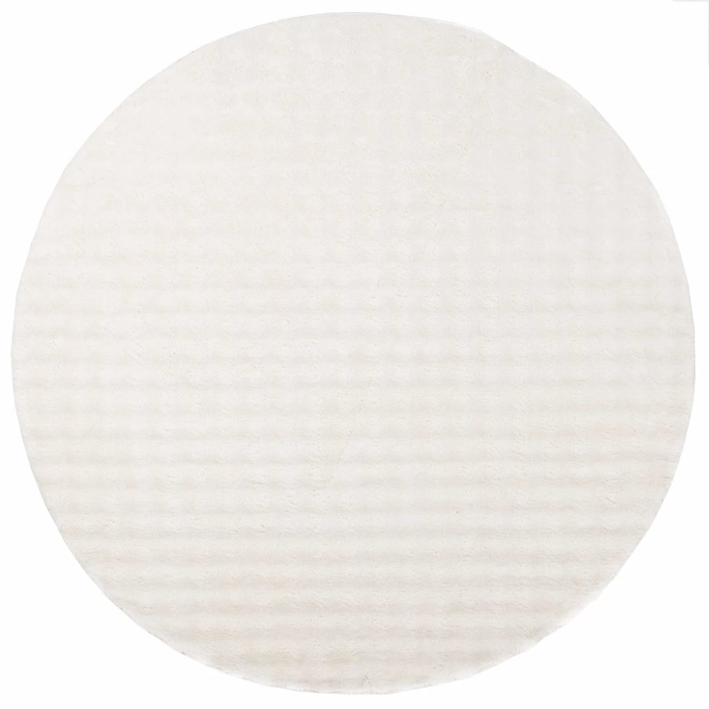 Tappeti per area Rotondo SIROLO Crema Ø 200 CM Poliestere