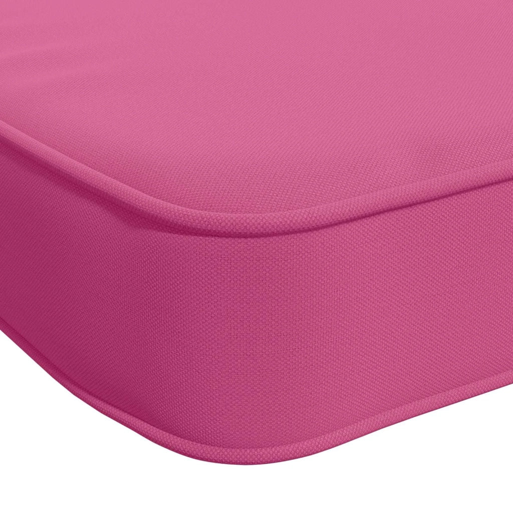Cuscini per Panchina a 2 Pezzi VUGHT 2 pz 100% Poliestere Rosa 952029