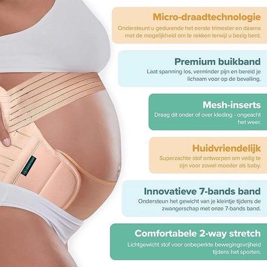 Cintura per la gestazione - cinturino di supporto, cintura per la pancia, cintura per la gestazione M