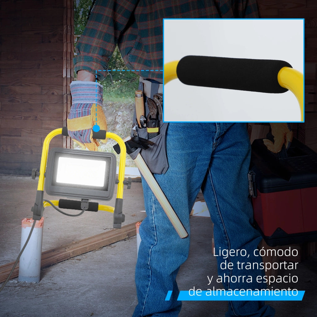 Lampada LED 4250 Lumen IP65 ¨C zephmum ¨C Giallo 25,5x16x25,5 cm