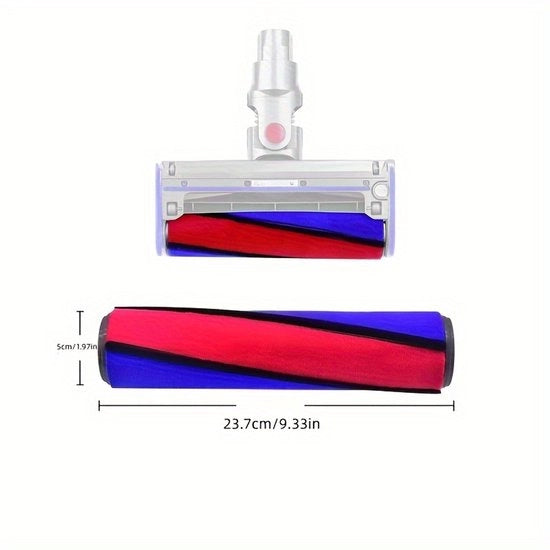 Accessori per aspirapolvere elettrico compatibili con Dyson V6 V7 V8 V10 V11, set di pennelli a rullo morbidi in flanella.
