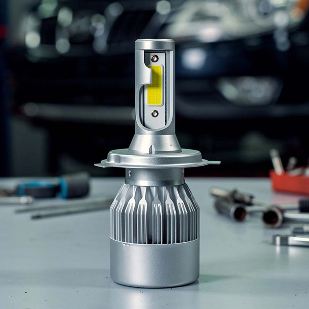 Set di 2 lampadine LED C6 H11 24W per faro auto, illuminazione ad alta intensità Argento Avizar