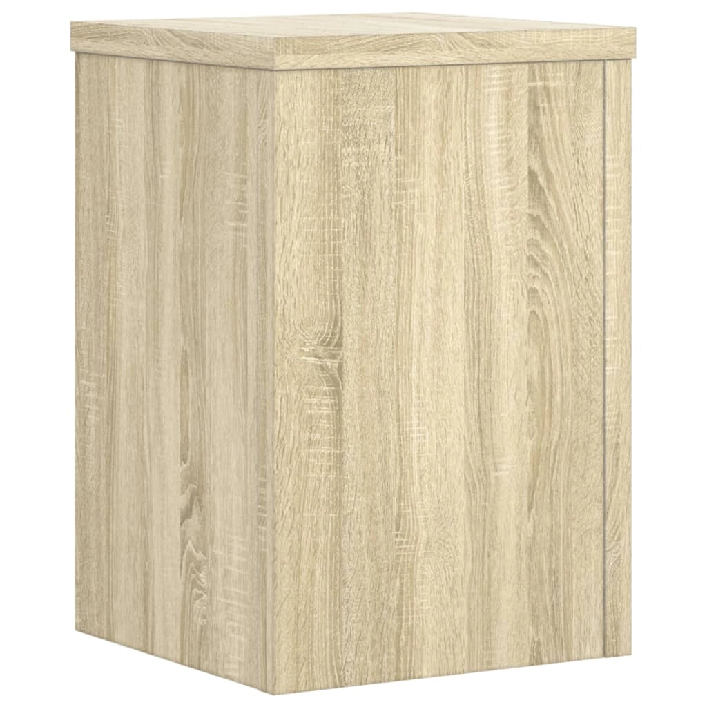 Supporti per piante mobili per fiori set da 2 legno ingegnerizzato Sonoma marrone 02_0045346