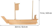 Servizio Hamburger - Placca di Servizio - Tavola - Hamburger - Sashimi - Tavola in Legno - Scatola in Bambù - Tavola da Servire - 52CM