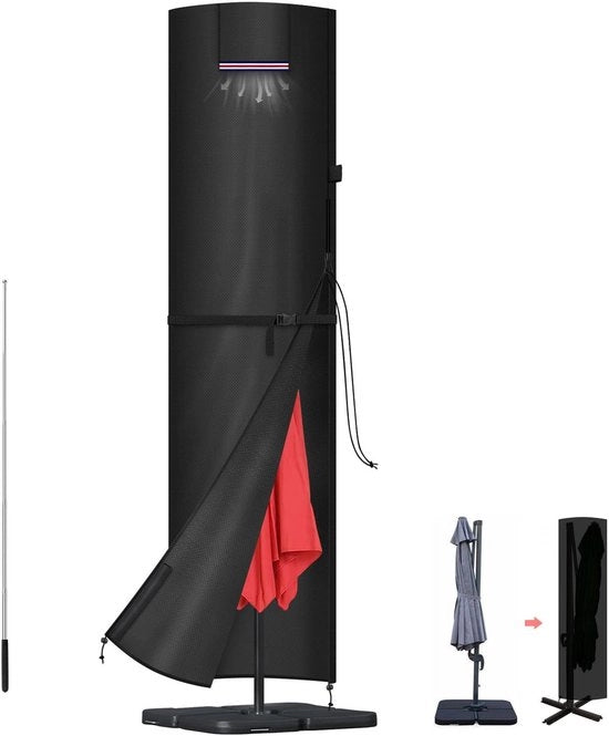 Parasole Acquatici - Parasole con Cinturino e Manico - Parasole per Ombrelloni da Giardino Ø 3-5m - Tessuto 420D Oxford - Resistente alle Sollecitazioni e UV