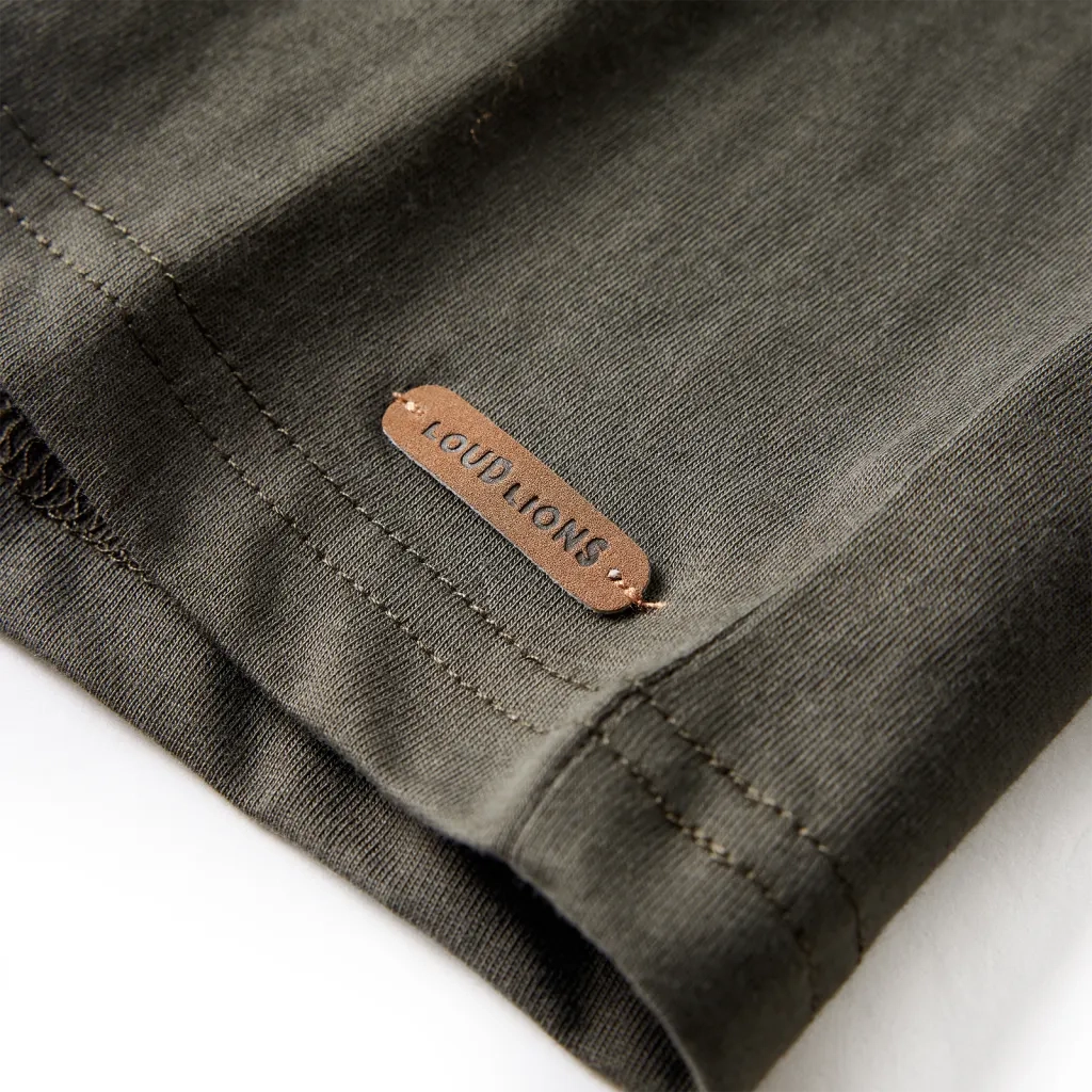 Maglietta per Bambini a Maniche Lunghe Cachi 128 13027