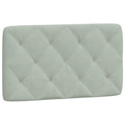 Cuscino Testiera Grigio Chiaro 80 cm in Velluto CFW8215855