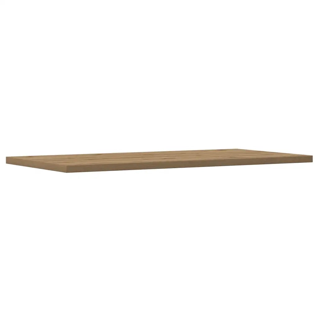 Mensole Parete 4pz Rovere Artigianale 60x30x1,5cm in Truciolato 856300