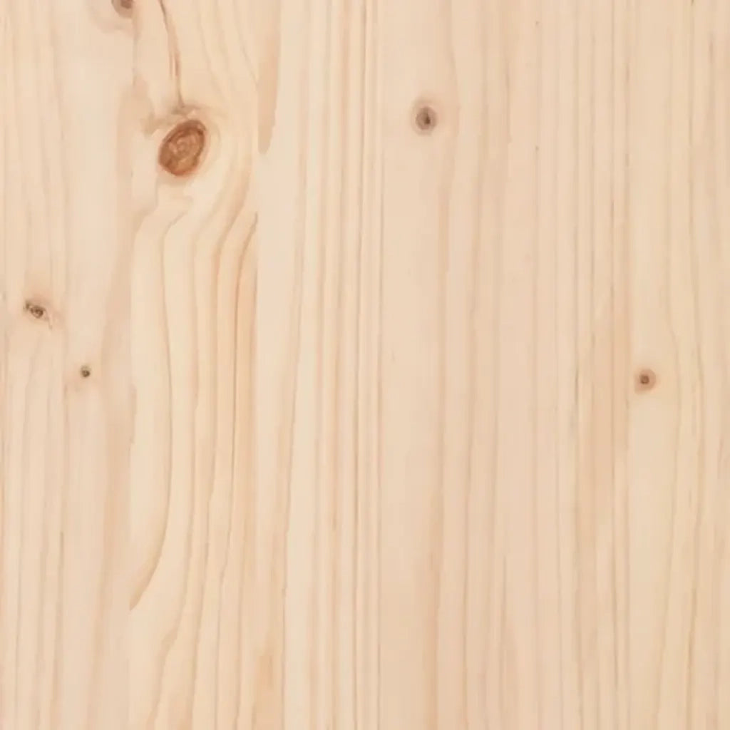 Testiera per Letto 205,5x4x100 cm in Legno Massello di Pino