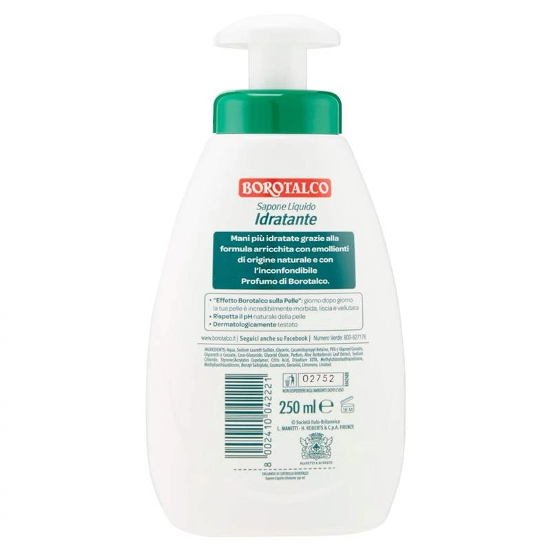 BOROTALCO SAPONE LIQUIDO 250ML IDRATANTE CON IL PROFUMO DI BOROTALCO