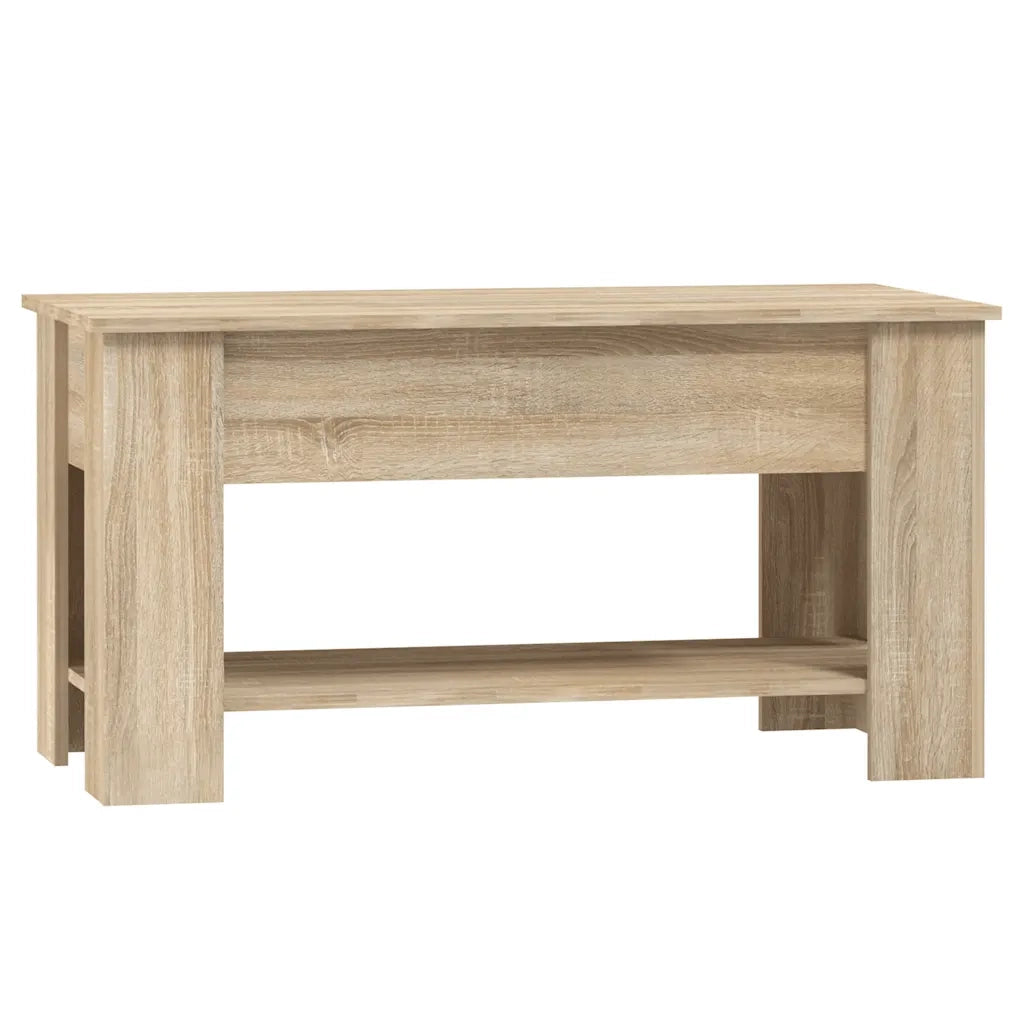 Tavolino da Salotto Rovere Sonoma 101x49x52cm Legno Multistrato 809704
