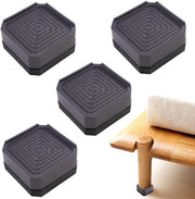 Aumentatori di Mobili - Elevazione del Piano - 4 Pezzi 4 cm - Anti Sfregio Plastica - Elevatore di Letto - Adatto per Lavatrici e Tavoli