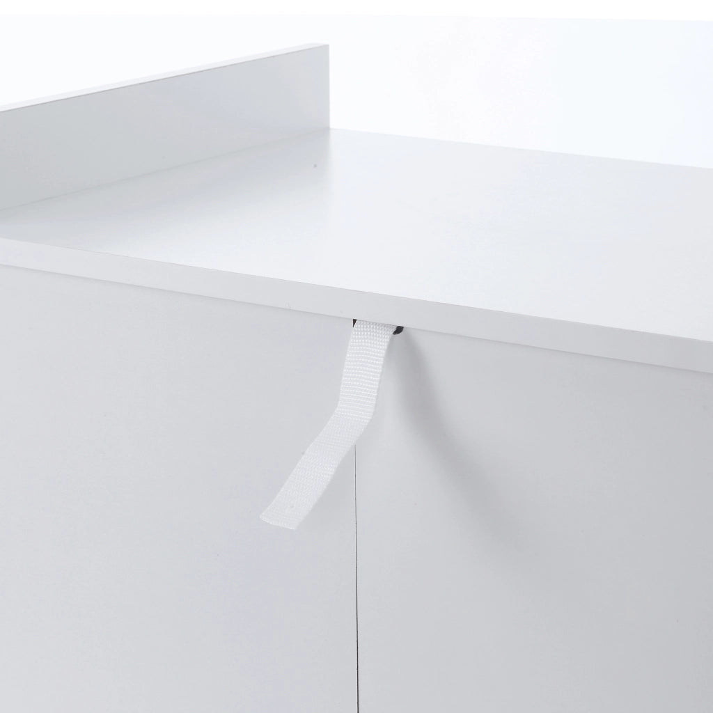 Carrello da Cucina Portavivande per Microonde ¨C zephmum ¨C Legno Rovere 60x40x77cm